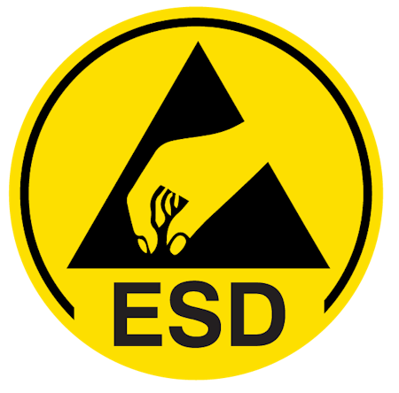 Hyllvagn ESD, 1190x650x1695 mm, broms, KM9000-4S-ESDB