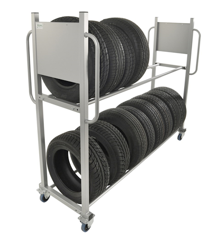 Däckkärra, 2030x720x1620mm, 300kg, KMD3