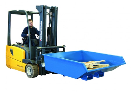 Tippcontainer lågbyggd 900 liter, 2013013090