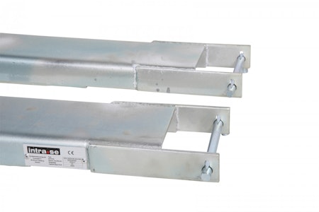 Förlängningsgafflar galvaniserat stål, 2000 mm, 3000 kg,  22520032218