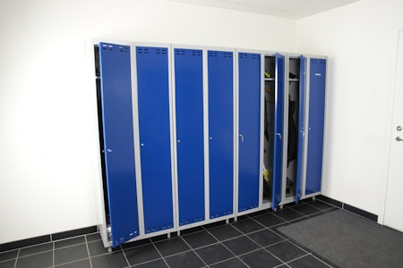 Klädskåp blå / grå, 2 dörrar, 4011071320