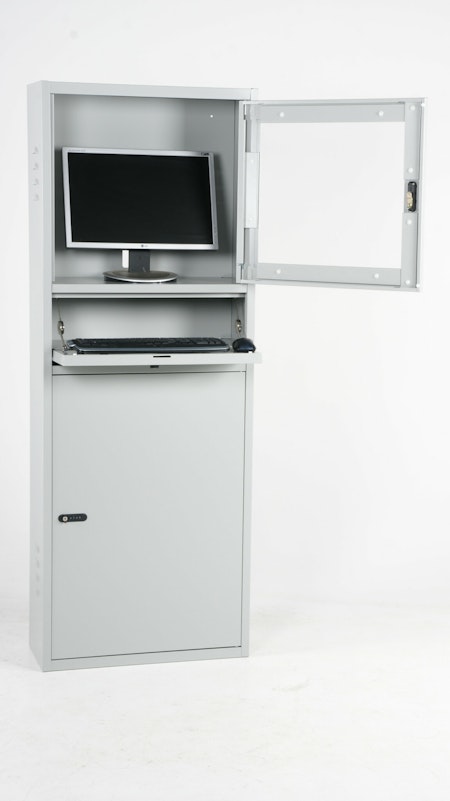 Dataskåp Flat Screen, grå, 4031071154