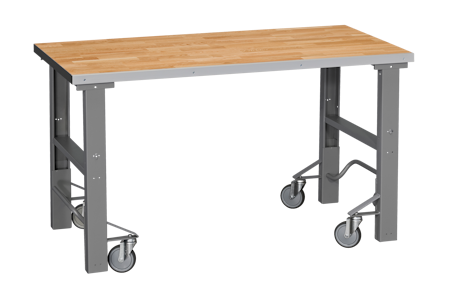 Arbetsbord Mobil 2000x800 mm Ekparkett, 1-663-136