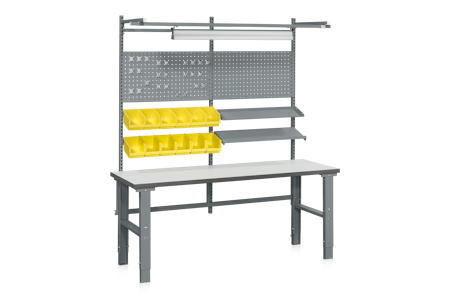Arbetsbord komplett 2000x800x40 mm vinyl, 1-929-136