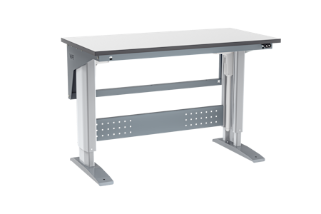 Arbetsbord 1200x600 mm grå laminat, 300-12060-01