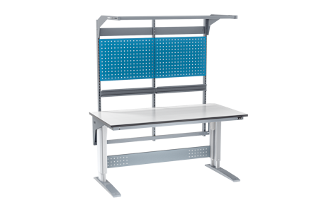 Motoriserat arbetsbord 1600x800x24 mm laminat, 300-16080-13