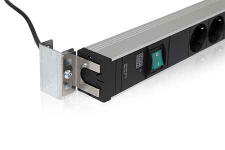 Energipanel 8 uttag horisontell, 3-297-0