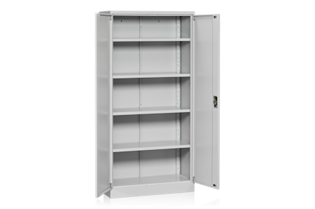 Dokumentskåp inklusive 4 hyllplan 2000x1000x500 mm, 4-601-33