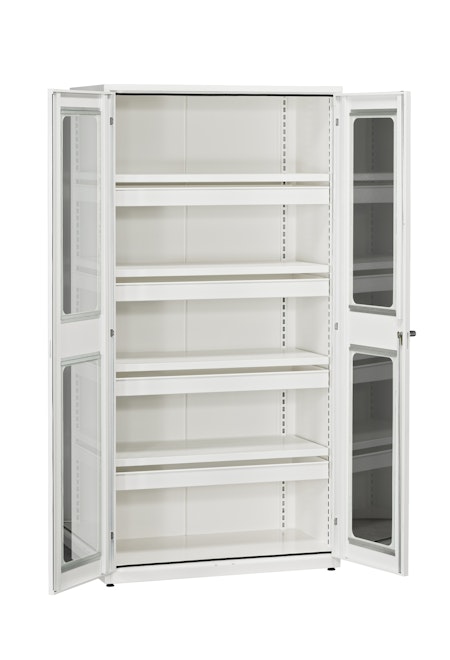Miljöskåp HD 500 inkl. ventilation glasdörrar, 4-526-4
