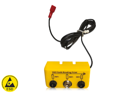 Terminal för handledsband inkl. kabel till jord ESD, 1540-0006