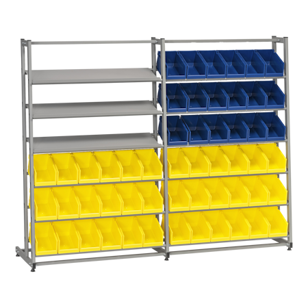 Komplett backställ  inkl 54 plastbackar Mix3, 5-862-0