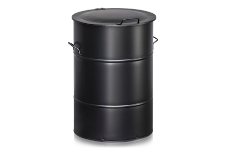 Avfallsbehållare 160 liter svart, 2-475-7
