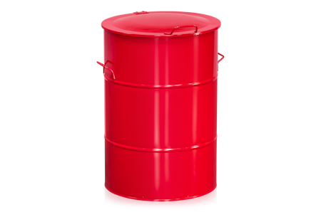 Avfallsbehållare 160 liter röd, 2-475-5