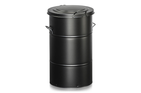 Avfallsbehållare 115 liter svart, 2-474-7