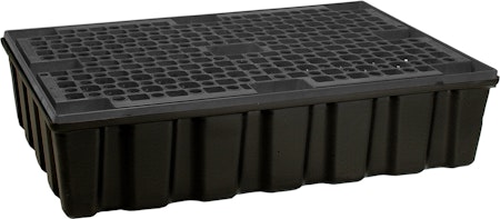 Miljöpall med plastgaller 1220x820x420 mm, 220 liter