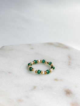 EMERALD GRØNN ring