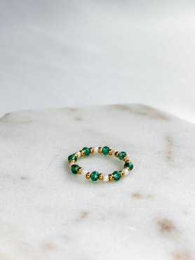 EMERALD GRØNN ring