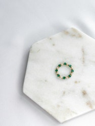 EMERALD GRØNN ring