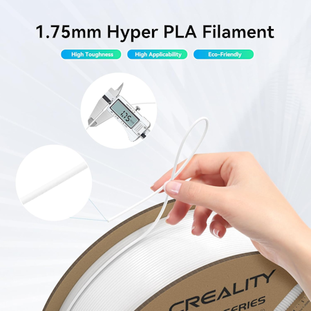 Creality Hyper PLA • Svart • 1kg