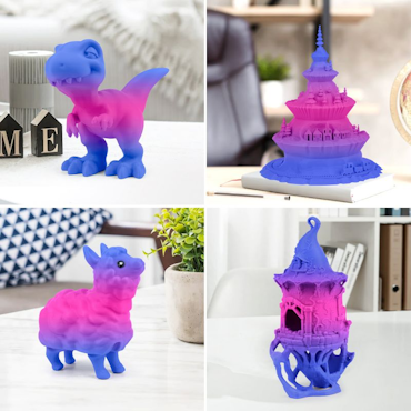 iSANMATE PLA+ • Gradient Pink-Purple-Blue • 1 kg