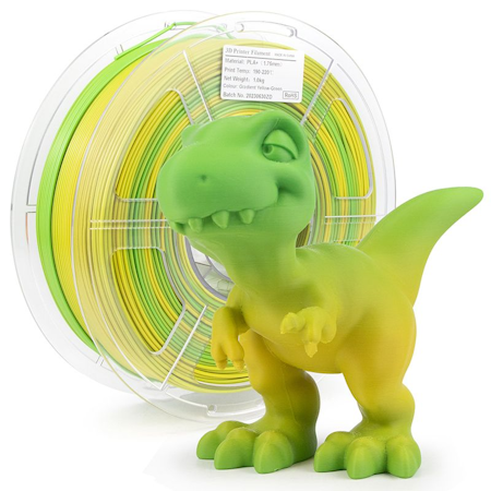iSANMATE PLA+ • Gradient Yellow Green • 1kg