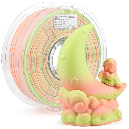 iSANMATE PLA+ • Gradient Pink Candy Green • 1kg