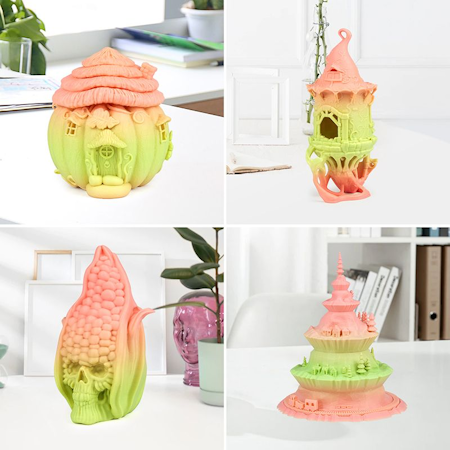 iSANMATE PLA+ • Gradient Pink Candy Green • 1kg