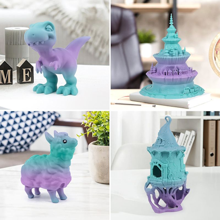 iSANMATE PLA+ • Gradient Bluish Green Purple • 1kg