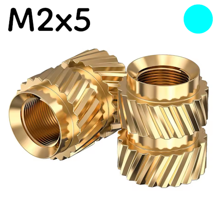 M2x5x3 | Gängad Värmeinsats