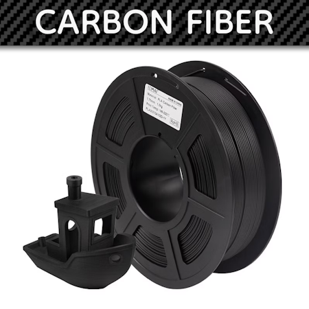 iSANMATE PLA Carbon Fiber • Svart • 1kg