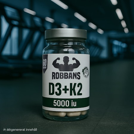 Robbans D3+K2, 60 veganska kapslar