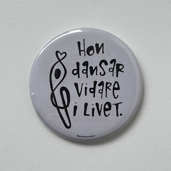 Magnet - Hon dansar vidare - ljusgrå