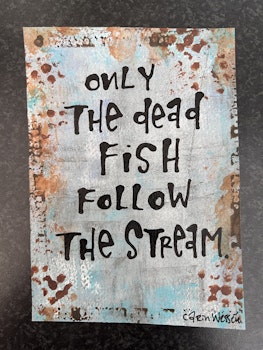 Only the dead fish #1