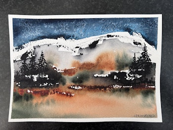 Abstrakt fjäll #2
