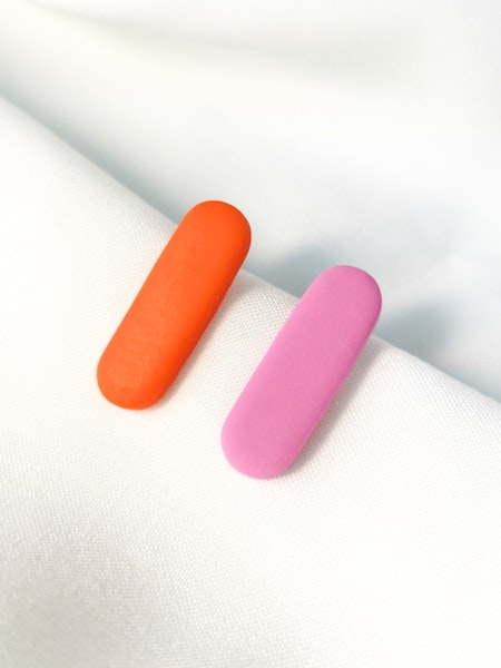 SMÅ ORANGE/ROSA