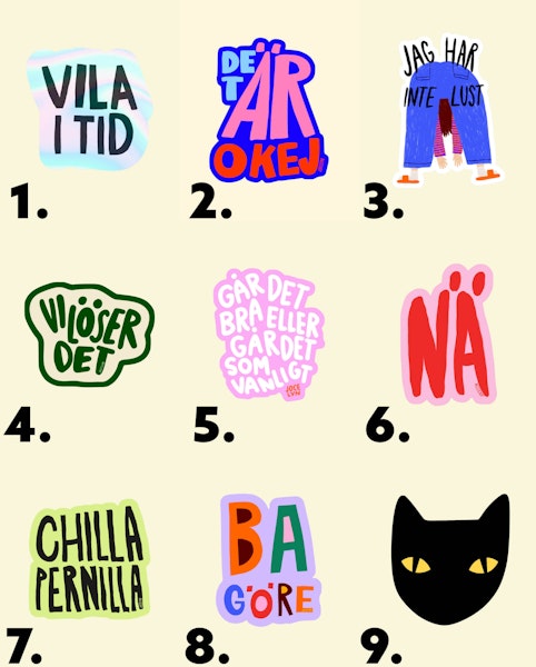 5-PACK STICKERS