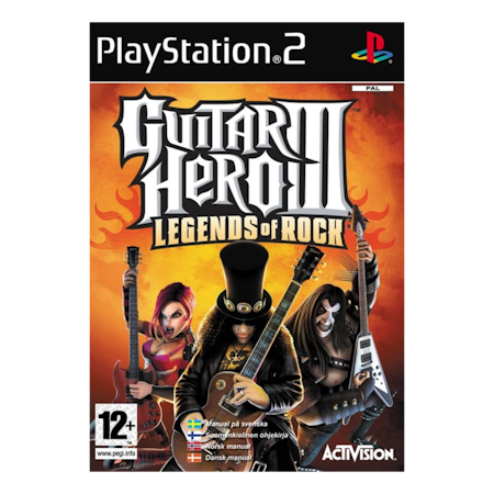 Guitar Hero 3 Legends of Rock (NORDIC, utan manual)