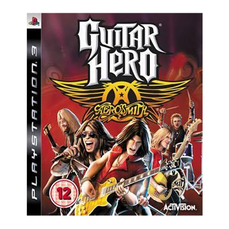 Guitar Hero Aerosmith (Ny/oöppnad, skadad förseglingsplast på baksidan)