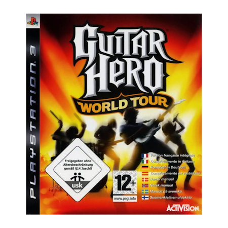 Guitar Hero World Tour (EUR, komplett, trasigt fodral)