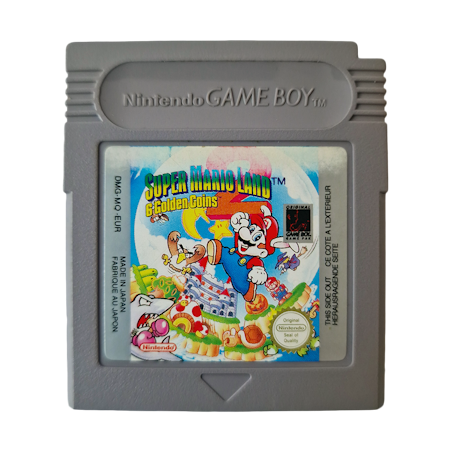Super Mario Land 2: 6 Golden Coins (EUR, endast kassett, blekt etikett)
