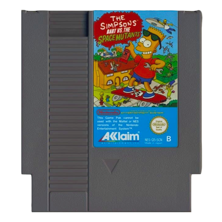 The Simpsons: Bart vs. the Spacemutants (SCN, 3-screw, endast kassett)