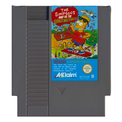 The Simpsons: Bart vs. the Spacemutants (SCN, 3-screw, endast kassett)