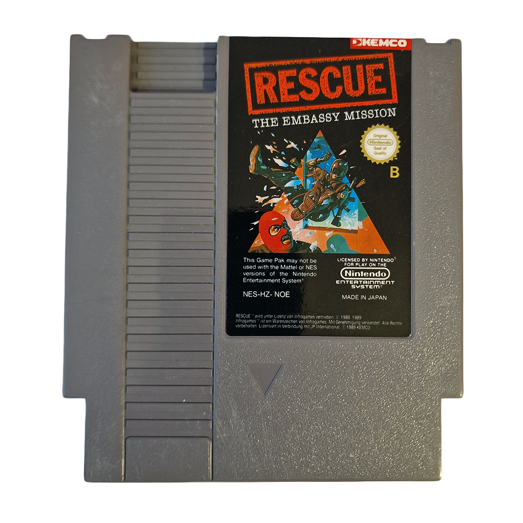 Rescue: The Embassy Mission  (DAS PAL, 3-screw, endast kassett)