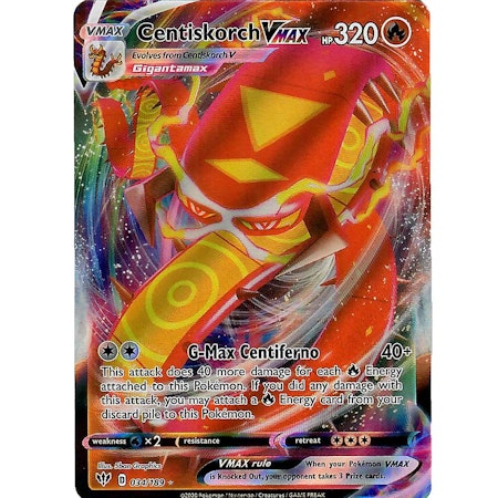Centiskorch VMAX 034/189 - SWSH03 - Darkness Ablaze [Ultra rare] (Near Mint)