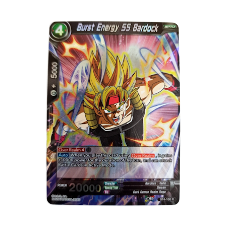 Burst Energy SS Bardock BT4-100 [Rare Foil] (Near Mint)