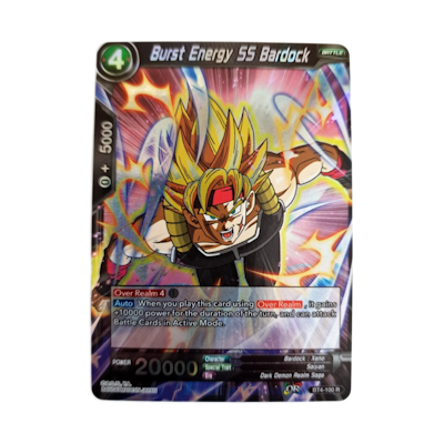 Burst Energy SS Bardock BT4-100 [Rare Foil] (Near Mint)