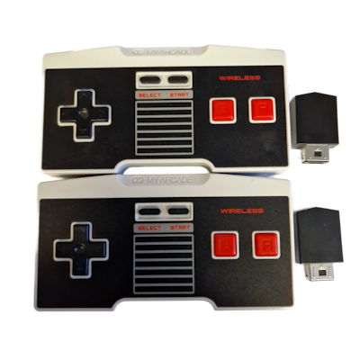 My Arcade GamePad Combo Kit till NES Classic inkl. 2 st.  3m kablar (Utan kartong)