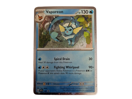 Pokémon TCG – Vaporeon – 168 – Cosmos Promo – SV: Scarlet & Violet Promo Cards (Near Mint)