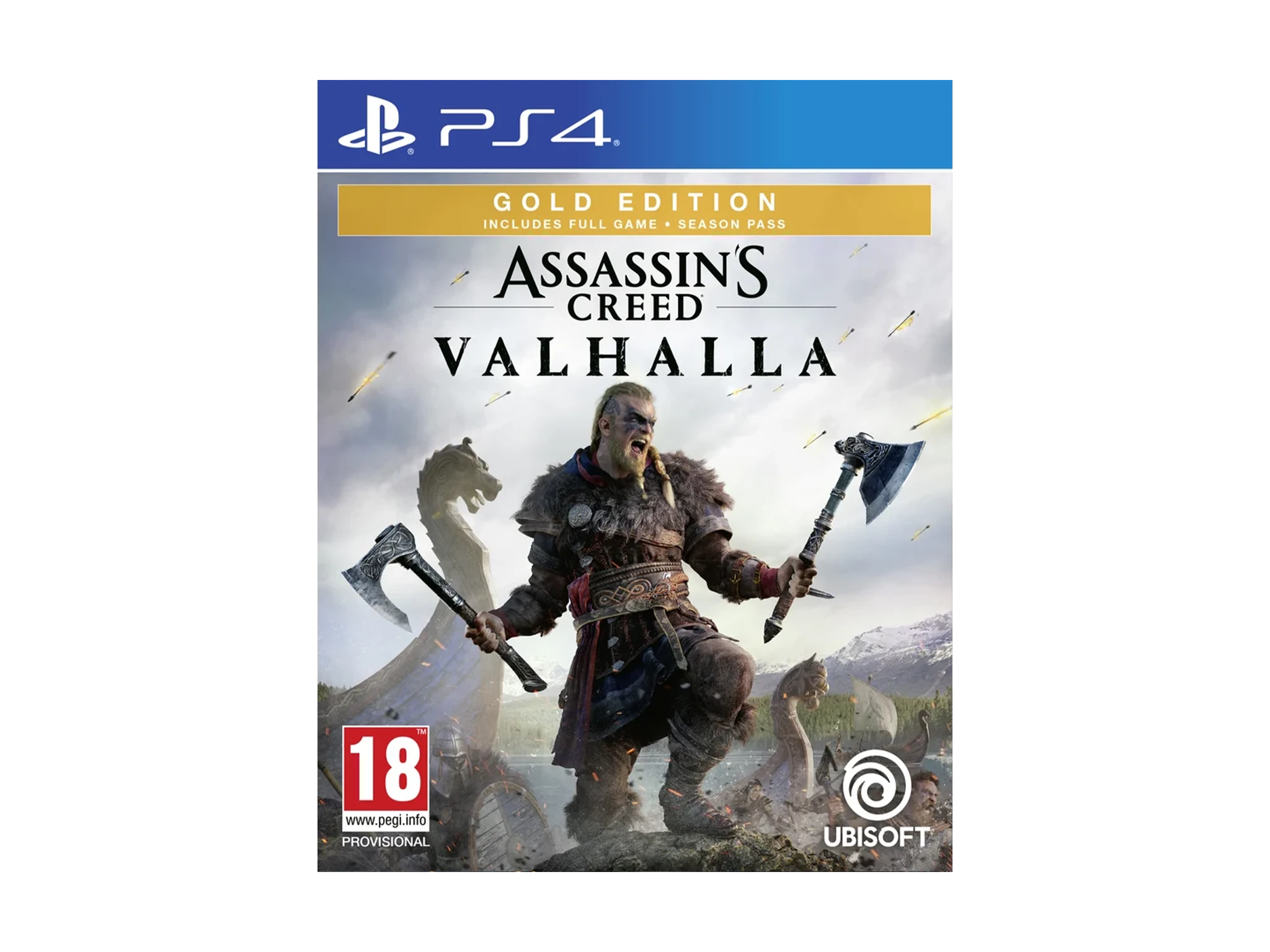 Assassin's Creed Valhalla – Gold Edition (PS4, nytt/oöppnat)