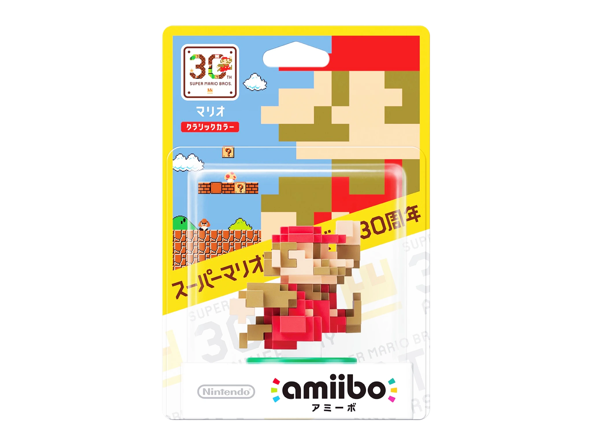 Amiibo figur: Super Mario Bros 30th Anniversary: Mario Classic Colors - Japanese (Ny/oöppnat)